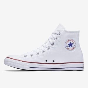 White Hightop Converse